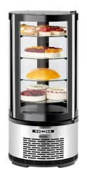 Kuchen-/Snackvitrine rund 100L
