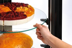 Kuchen-/Snackvitrine rund 100L