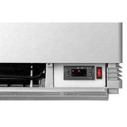 Mini-Kühlvitrine 78 L silber