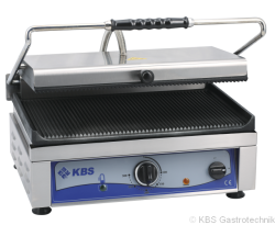 Kontaktgrill Grillfläche 45x27 cm oben & unten gerillt