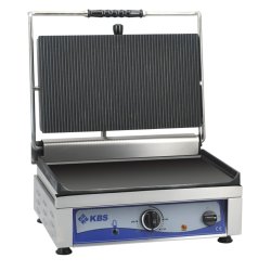 Kontaktgrill Grillfläche 36x27cm oben gerillt &...