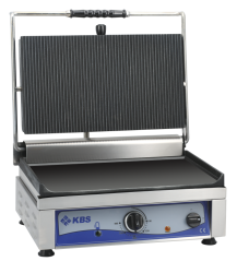 Kontaktgrill Grillfläche 36x27cm oben gerillt &...