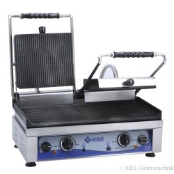 Kontaktgrill Grillfläche 52x24cm oben & unten gerillt 2 HZ
