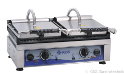 Kontaktgrill Grillfläche 52x24cm oben & unten gerillt 2 HZ