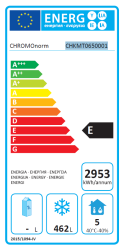 Edelstahl Tiefkühlschrank GN 2/1 STAR BR 650