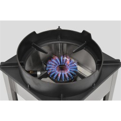 Gas Hockerkocher mit 13 kW Hochleistungsbrenner