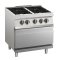 Gasherd 4 Brenner mit Elektrobackofen
