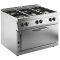 Gasherd 6 Brenner mit Jumbo Gas-Ofen