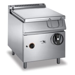 Gas-Kipp-Bratpfanne 60 L. Compound-Stahl 14 kW