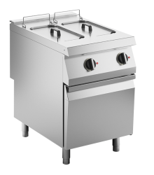 Elektro-Fritteuse 2 Becken je 10 L Standgerät 18kW...