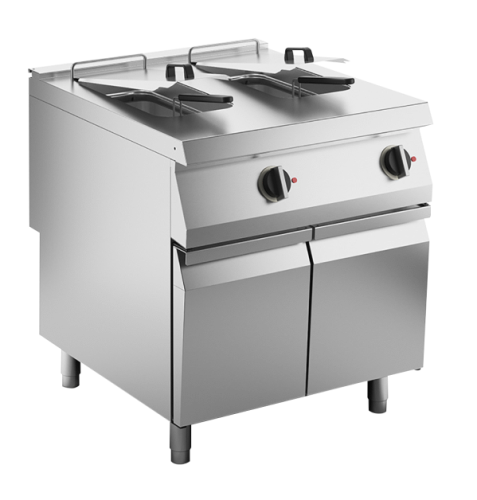 Elektro-Fritteuse 2 Becken je 15 L Standgerät 24kW Serie 900