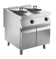 Elektro-Fritteuse 2 Becken je 15 L Standgerät 24kW...