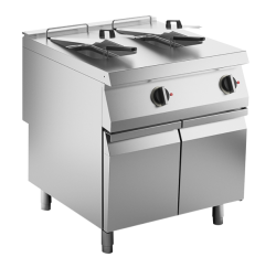 Elektro-Fritteuse 2 Becken je 22 L Standgerät 36kW