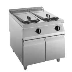 Elektro-Fritteuse 2 Becken je 22 L Standgerät 36kW...