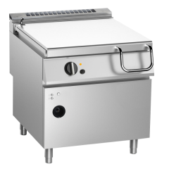 Gas-Kipp-Bratpfanne 80 L Compound-Stahl 80 Lt. 20 kW
