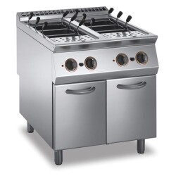 Gas-Multikocher 2 Becken 28kW á 42 Lt. GN 1/1