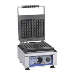 Waffeleisen feste Backplatte für 2x Waffeln 8x16x1,5cm