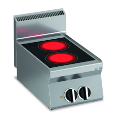 Glaskeramik Elektro-Kochfläche 2 Kochflächen...