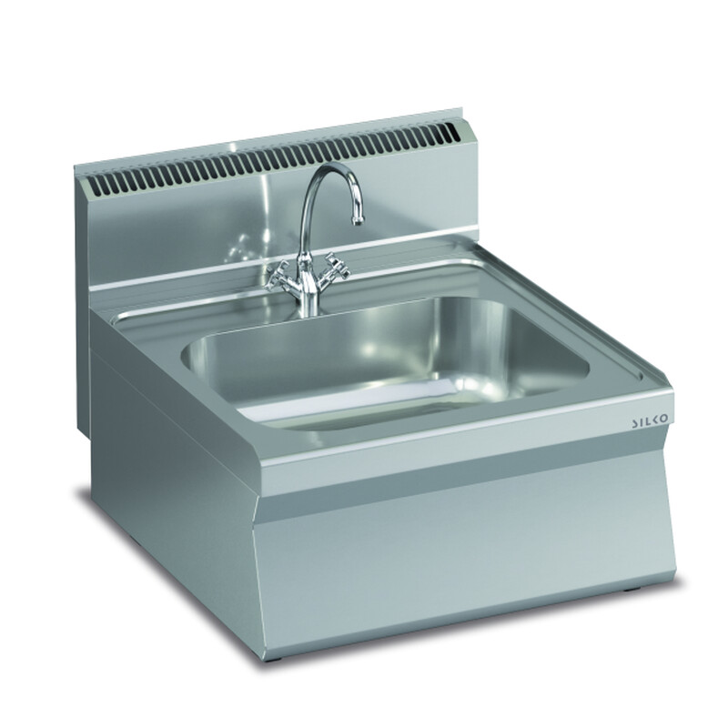 Spülbecken mit Mischbatterie und Aufkantung | KBS, 740,00