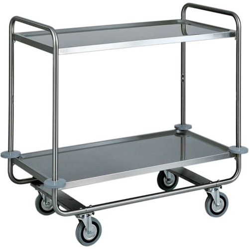 Schwerlast-Servierwagen mit 2 Böden - 150 kg