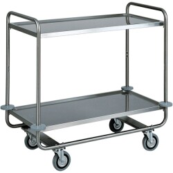 Schwerlast-Servierwagen mit 2 Böden - 150 kg