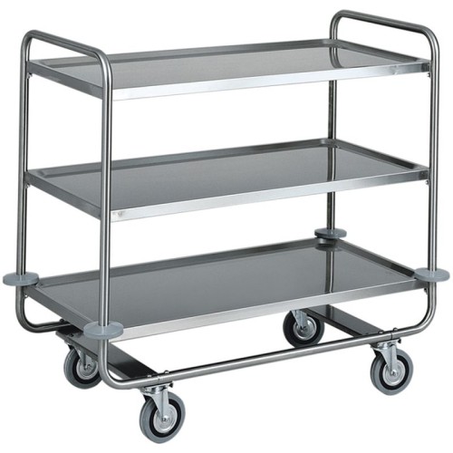 Schwerlast-Servierwagen mit 3 Böden - 150 kg