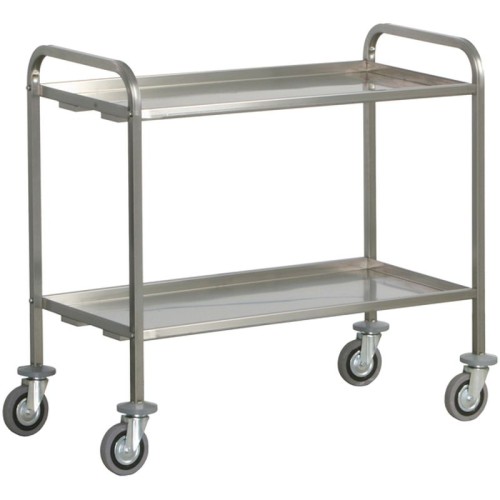 Schwerlast-Servierwagen mit 2 Böden - 200 kg