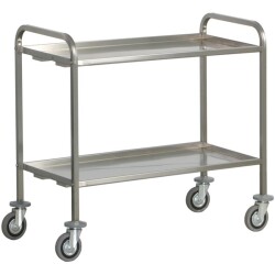Schwerlast-Servierwagen mit 2 Böden - 200 kg