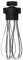 Schneebesen für Handmixer-Antrieb 400Watt