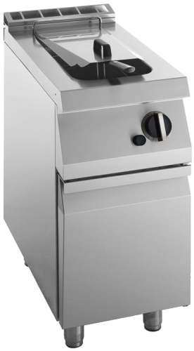 Gas-Fritteuse 1 Becken 10 L. Standgerät 10 kW