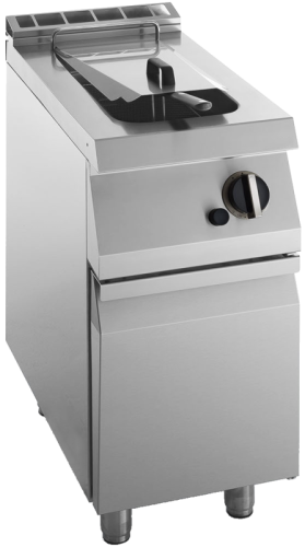 Gas-Fritteuse 1 Becken 15 L. Standgerät 10 kW