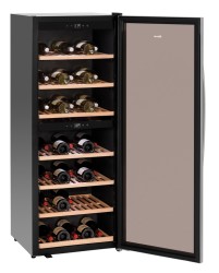 Weinkühlschrank mit 2 Zonen für 126 Flaschen mit Glastür