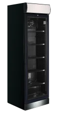 Getränkekühlschrank schwarz mit Glastür...