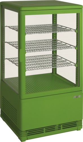 Mini-Umluftkühlvitrine Modell SC 70 (grün)