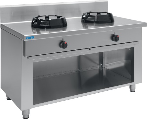 Wok-Gasherd Modell CC/02 mit offenem Unterbau