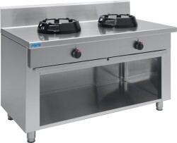 Wok-Gasherd Modell CC/02 mit offenem Unterbau