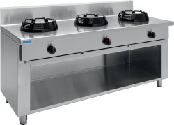Wok-Gasherd Modell CC/03 mit offenem Unterbau