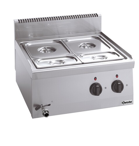 Elektro Bain-Marie Wasserbad für 1 x 1/1 GN, 2 x 1/4 GN