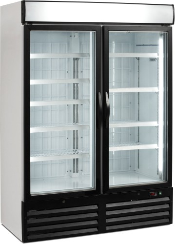 Gewerbetiefkühlschrank 2-türig & Display TKU 980 G-LED