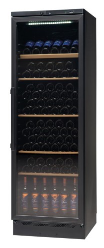 Weinlagerschrank schwarz VKG 571 LED