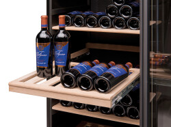 Weinlagerschrank schwarz VKG 571 LED