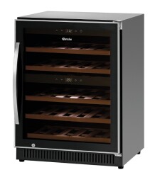 Weinkühlschrank 2 Zonen für 40 Flaschen mit Glastür