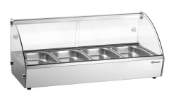 Heiße Aufsatzvitrine R4 - 4 x 1/3 GN