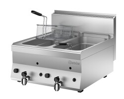 Gas-Fritteuse 650 2 x 8 Liter - Tischgerät