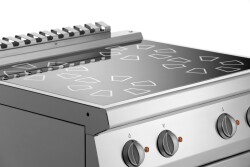 Elektroherd - 4 Ceran-Felder mit Elektrobackofen 1/1 GN