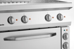 Elektroherd - 4 Ceran-Felder mit Elektrobackofen 1/1 GN