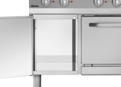 Elektroherd 6 Platten mit Elektrobackofen 1/1 GN