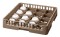 Gläserkorb 16 Fächer - Fachgröße 111 x 111 mm Höhe 83 mm