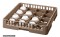 Gläserkorb 16 Fächer - Fachgröße 111 x 111 mm Höhe 207 mm