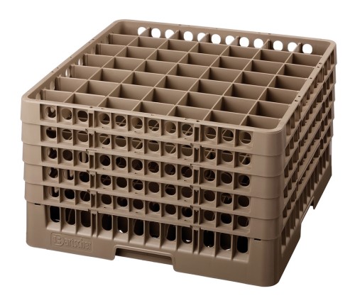 Gläserkorb 49 Fächer - Fachgröße 62 x 62 mm Höhe 285 mm